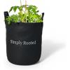 image:imageGardenuity Simply Rooted Garden  Vegetable and Herb Garden Kit with Live Tomato or Pepper Plant Bonnie Plants MiracleGro Pour amp Feed Plant Food amp 5Gallon Grow BagVeggie Garden