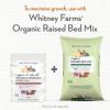 image:imageWhitney Farms Organic Potting Soil  Natural Indoor and Outdoor Container Mix Organic Potting Soil for Vegetables Herbs and Flowers Feeds Plants up to 2 Months 8 qtTomato  Vegetable