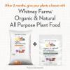 image:imageWhitney Farms Organic Potting Soil  Natural Indoor and Outdoor Container Mix Organic Potting Soil for Vegetables Herbs and Flowers Feeds Plants up to 2 Months 8 qt16 QT