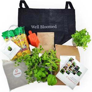 image:imageGardenuity Simply Rooted Garden  Vegetable and Herb Garden Kit with Live Tomato or Pepper Plant Bonnie Plants MiracleGro Pour amp Feed Plant Food amp 5Gallon Grow BagFlower Garden