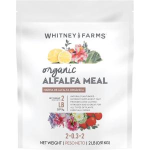 image:imageWhitney Farms Organic Potting Soil  Natural Indoor and Outdoor Container Mix Organic Potting Soil for Vegetables Herbs and Flowers Feeds Plants up to 2 Months 8 qtAlfalfa Meal