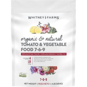 image:imageWhitney Farms Organic Potting Soil  Natural Indoor and Outdoor Container Mix Organic Potting Soil for Vegetables Herbs and Flowers Feeds Plants up to 2 Months 8 qtTomato  Vegetable