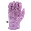 image:imageMiracleGro Womens Canvas Back Dotted Palm Gardening Work Gloves Breathable Backing Strong Grip Shirred Elastic Wrist PurplePink Medium M56111WML