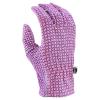 image:imageMiracleGro Womens Canvas Back Dotted Palm Gardening Work Gloves Breathable Backing Strong Grip Shirred Elastic Wrist PurplePink Medium M56111WML