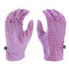 image:imageMiracleGro Womens Canvas Back Dotted Palm Gardening Work Gloves Breathable Backing Strong Grip Shirred Elastic Wrist PurplePink Medium M56111WML