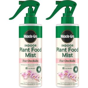 image:imageMiracleGro Organic Indoor Plant Food Liquid Plant Food for Houseplants Flowers Vegetables and Herbs 1051 NPK 8 fl oz 2PackOrchid Mist