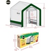 image:imageMiracleGRO 6 x 8 x 6 Outdoor Mini Walkin Greenhouse Plant Tent AllSeason Small Walkin Plant Growth Accelerator with UVTreated Fabric Cover and Zippered Panels Clear6 x 6 x 6  2025 Model