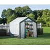 image:imageMiracleGRO 6 x 8 x 6 Outdoor Mini Walkin Greenhouse Plant Tent AllSeason Small Walkin Plant Growth Accelerator with UVTreated Fabric Cover and Zippered Panels Clear6 x 8 x 6