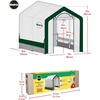 image:imageMiracleGRO 6 x 8 x 6 Outdoor Mini Walkin Greenhouse Plant Tent AllSeason Small Walkin Plant Growth Accelerator with UVTreated Fabric Cover and Zippered Panels Clear6 x 8 x 6  2026 Model