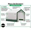 image:imageMiracleGRO 6 x 8 x 6 Outdoor Mini Walkin Greenhouse Plant Tent AllSeason Small Walkin Plant Growth Accelerator with UVTreated Fabric Cover and Zippered Panels Clear6 x 8 x 6