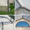 image:imageMiracleGRO 6 x 8 x 6 Outdoor Mini Walkin Greenhouse Plant Tent AllSeason Small Walkin Plant Growth Accelerator with UVTreated Fabric Cover and Zippered Panels Clear6 x 6 x 6