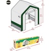 image:imageMiracleGRO 6 x 8 x 6 Outdoor Mini Walkin Greenhouse Plant Tent AllSeason Small Walkin Plant Growth Accelerator with UVTreated Fabric Cover and Zippered Panels Clear6 x 4 x 6  2025 Model