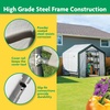 image:imageMiracleGRO 6 x 8 x 6 Outdoor Mini Walkin Greenhouse Plant Tent AllSeason Small Walkin Plant Growth Accelerator with UVTreated Fabric Cover and Zippered Panels Clear6 x 8 x 6  2026 Model