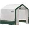 image:imageMiracleGRO 6 x 8 x 6 Outdoor Mini Walkin Greenhouse Plant Tent AllSeason Small Walkin Plant Growth Accelerator with UVTreated Fabric Cover and Zippered Panels Clear6 x 6 x 6