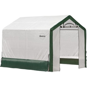 image:imageMiracleGRO 6 x 8 x 6 Outdoor Mini Walkin Greenhouse Plant Tent AllSeason Small Walkin Plant Growth Accelerator with UVTreated Fabric Cover and Zippered Panels Clear6 x 8 x 6