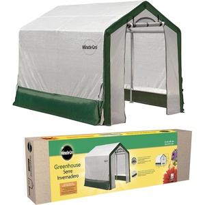 image:imageMiracleGRO 6 x 8 x 6 Outdoor Mini Walkin Greenhouse Plant Tent AllSeason Small Walkin Plant Growth Accelerator with UVTreated Fabric Cover and Zippered Panels Clear6 x 8 x 6  2026 Model