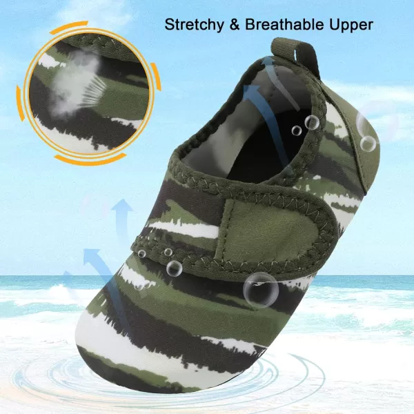 BARERUN Baby Girls Boys Water Shoes Swim Barefoot Water Sport Aqua Socks for Beach Pool Swim Sand