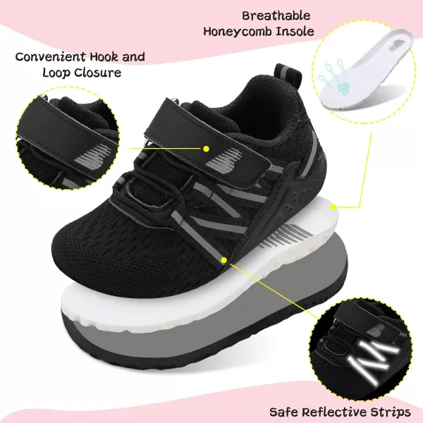 BARERUN Baby Sneakers Toddler Shoes Soft Anti-Slip Sole Newborn First Walkers Infant Toddler Breathable Athletic Running Shoes