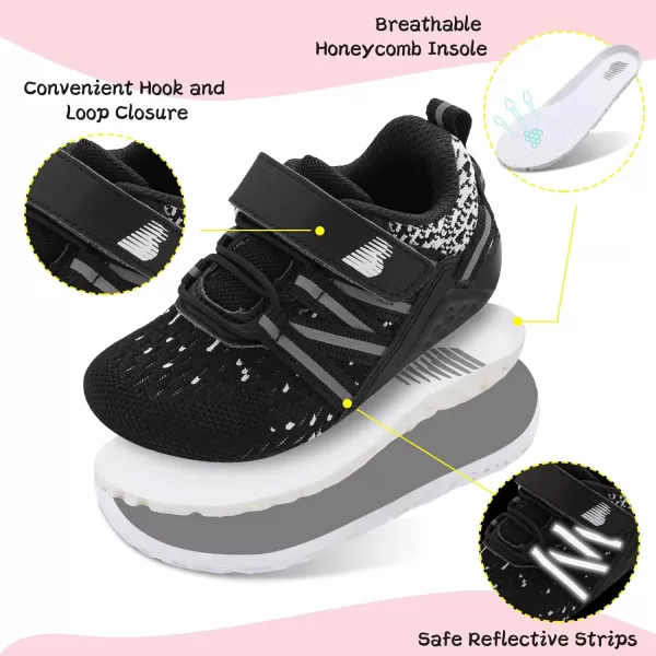 BARERUN Baby Sneakers Toddler Shoes Soft Anti-Slip Sole Newborn First Walkers Infant Toddler Breathable Athletic Running Shoes