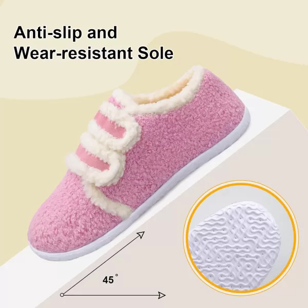 BARERUN Fuzzy Slippers for Women Men Soft Fleece House Shoes Unisex Comfy Furry Fluffy Home Slipper Socks Cozy Plush Slip-on Slides Non-slip Barefoot Winter Shoes for Indoor Outdoor