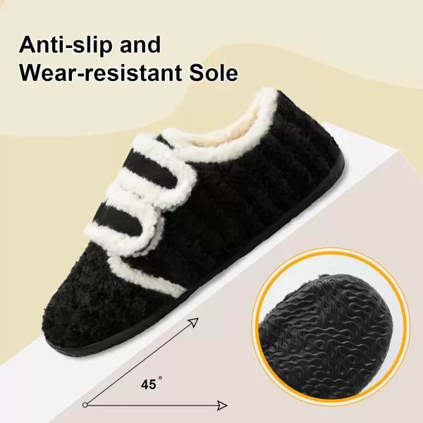 BARERUN Fuzzy Slippers for Women Men Soft Fleece House Shoes Unisex Comfy Furry Fluffy Home Slipper Socks Cozy Plush Slip-on Slides Non-slip Barefoot Winter Shoes for Indoor Outdoor