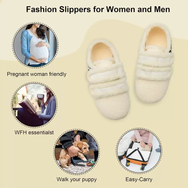BARERUN Fuzzy Slippers for Women Men Soft Fleece House Shoes Unisex Comfy Furry Fluffy Home Slipper Socks Cozy Plush Slip-on Slides Non-slip Barefoot Winter Shoes for Indoor Outdoor