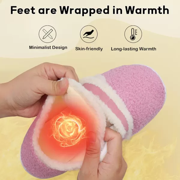 BARERUN Fuzzy Slippers for Women Men Soft Fleece House Shoes Unisex Comfy Furry Fluffy Home Slipper Socks Cozy Plush Slip-on Slides Non-slip Barefoot Winter Shoes for Indoor Outdoor