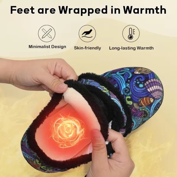 BARERUN Fuzzy Slippers for Women Men Soft Fleece House Shoes Unisex Comfy Furry Fluffy Home Slipper Socks Cozy Plush Slip-on Slides Non-slip Barefoot Winter Shoes for Indoor Outdoor