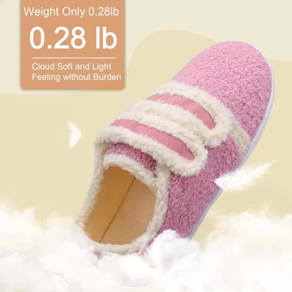 BARERUN Fuzzy Slippers for Women Men Soft Fleece House Shoes Unisex Comfy Furry Fluffy Home Slipper Socks Cozy Plush Slip-on Slides Non-slip Barefoot Winter Shoes for Indoor Outdoor