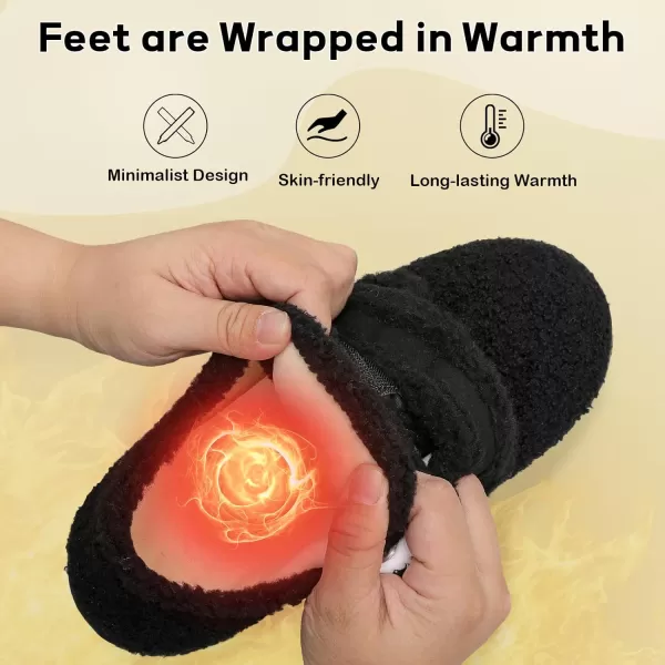 BARERUN Fuzzy Slippers for Women Men Soft Fleece House Shoes Unisex Comfy Furry Fluffy Home Slipper Socks Cozy Plush Slip-on Slides Non-slip Barefoot Winter Shoes for Indoor Outdoor