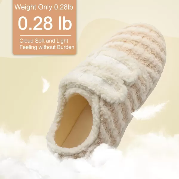BARERUN Fuzzy Slippers for Women Men Soft Fleece House Shoes Unisex Comfy Furry Fluffy Home Slipper Socks Cozy Plush Slip-on Slides Non-slip Barefoot Winter Shoes for Indoor Outdoor