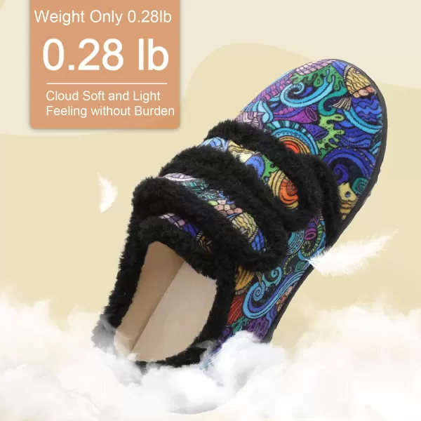 BARERUN Fuzzy Slippers for Women Men Soft Fleece House Shoes Unisex Comfy Furry Fluffy Home Slipper Socks Cozy Plush Slip-on Slides Non-slip Barefoot Winter Shoes for Indoor Outdoor