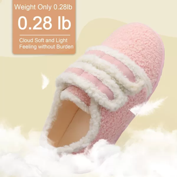 BARERUN Fuzzy Slippers for Women Men Soft Fleece House Shoes Unisex Comfy Furry Fluffy Home Slipper Socks Cozy Plush Slip-on Slides Non-slip Barefoot Winter Shoes for Indoor Outdoor