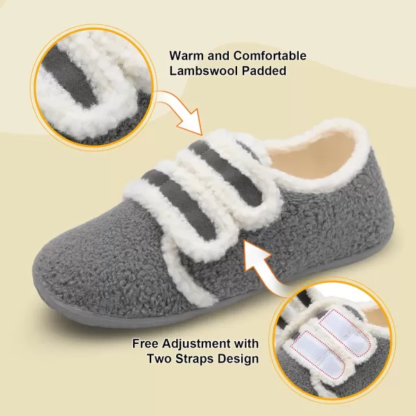 BARERUN Fuzzy Slippers for Women Men Soft Fleece House Shoes Unisex Comfy Furry Fluffy Home Slipper Socks Cozy Plush Slip-on Slides Non-slip Barefoot Winter Shoes for Indoor Outdoor