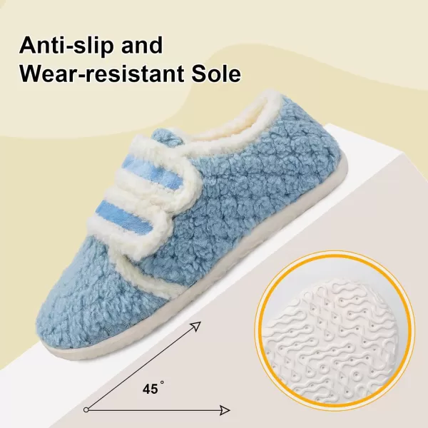 BARERUN Fuzzy Slippers for Women Men Soft Fleece House Shoes Unisex Comfy Furry Fluffy Home Slipper Socks Cozy Plush Slip-on Slides Non-slip Barefoot Winter Shoes for Indoor Outdoor