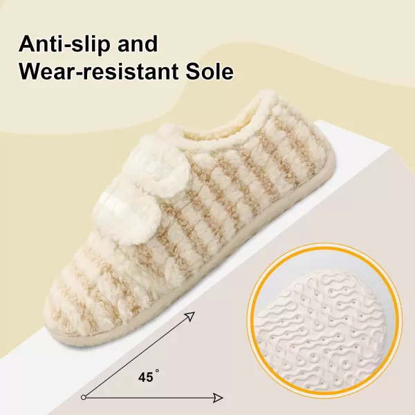 BARERUN Fuzzy Slippers for Women Men Soft Fleece House Shoes Unisex Comfy Furry Fluffy Home Slipper Socks Cozy Plush Slip-on Slides Non-slip Barefoot Winter Shoes for Indoor Outdoor