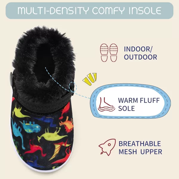 BARERUN Infant Toddler Slippers Kids Slippers Fuzzy Slides for Girls Boys Cozy Lightweight Slip-On House Newborn Crib Shoes