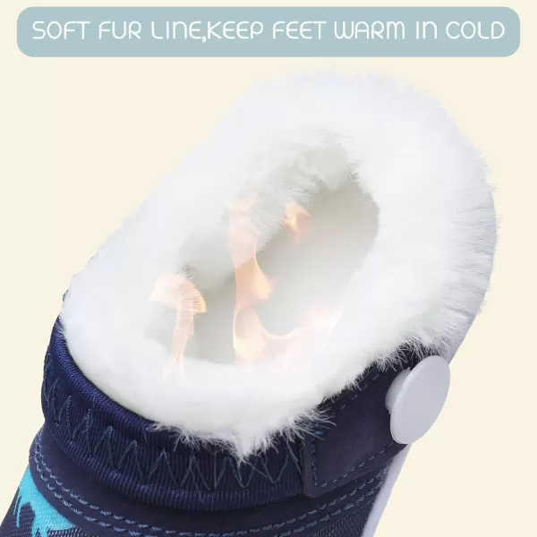 BARERUN Infant Toddler Slippers Kids Slippers Fuzzy Slides for Girls Boys Cozy Lightweight Slip-On House Newborn Crib Shoes