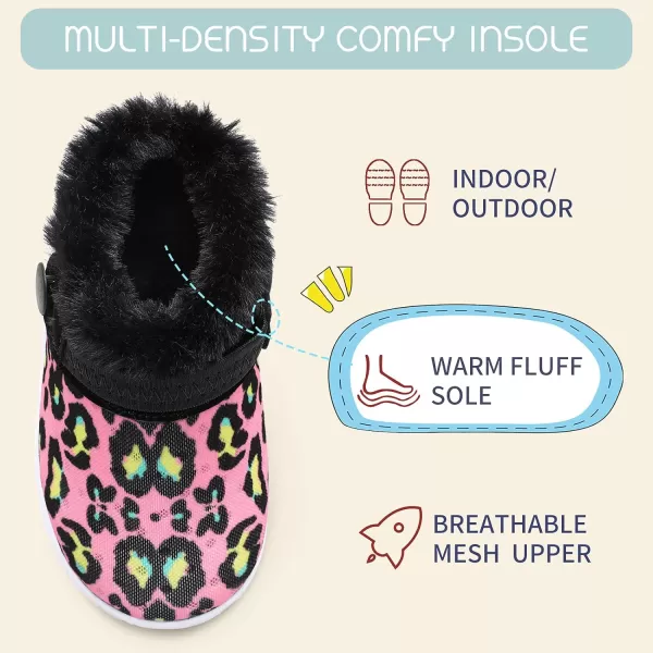 BARERUN Infant Toddler Slippers Kids Slippers Fuzzy Slides for Girls Boys Cozy Lightweight Slip-On House Newborn Crib Shoes