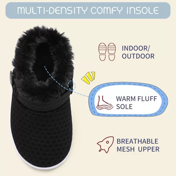 BARERUN Infant Toddler Slippers Kids Slippers Fuzzy Slides for Girls Boys Cozy Lightweight Slip-On House Newborn Crib Shoes