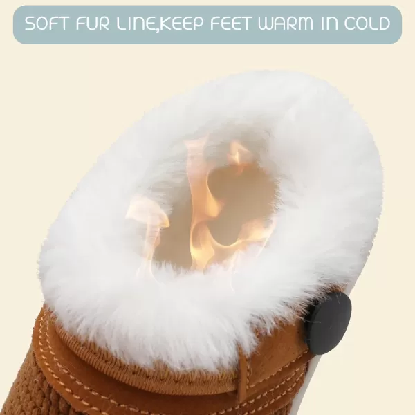 BARERUN Infant Toddler Slippers Kids Slippers Fuzzy Slides for Girls Boys Cozy Lightweight Slip-On House Newborn Crib Shoes