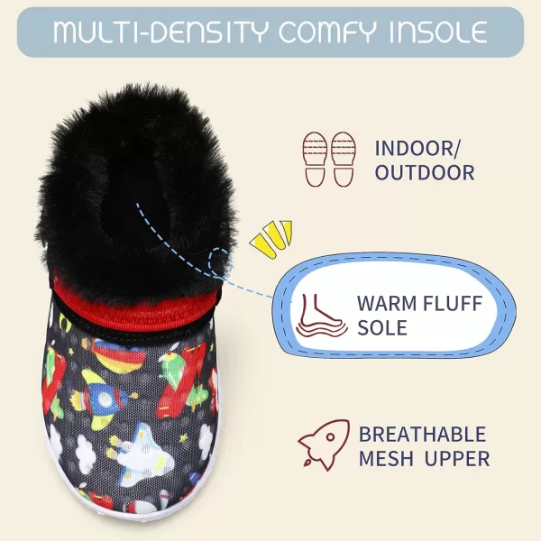 BARERUN Infant Toddler Slippers Kids Slippers Fuzzy Slides for Girls Boys Cozy Lightweight Slip-On House Newborn Crib Shoes