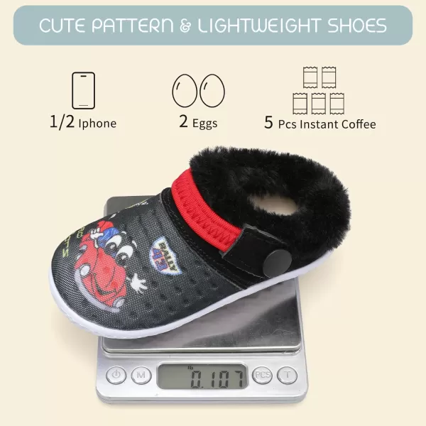 BARERUN Infant Toddler Slippers Kids Slippers Fuzzy Slides for Girls Boys Cozy Lightweight Slip-On House Newborn Crib Shoes