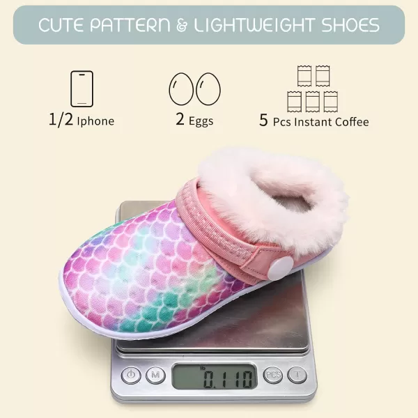 BARERUN Infant Toddler Slippers Kids Slippers Fuzzy Slides for Girls Boys Cozy Lightweight Slip-On House Newborn Crib Shoes