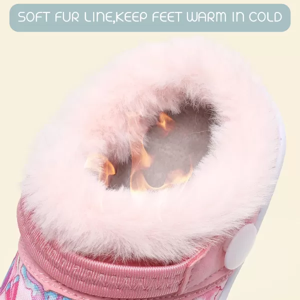 BARERUN Infant Toddler Slippers Kids Slippers Fuzzy Slides for Girls Boys Cozy Lightweight Slip-On House Newborn Crib Shoes