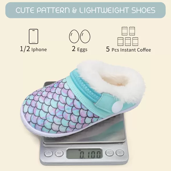 BARERUN Infant Toddler Slippers Kids Slippers Fuzzy Slides for Girls Boys Cozy Lightweight Slip-On House Newborn Crib Shoes