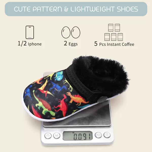 BARERUN Infant Toddler Slippers Kids Slippers Fuzzy Slides for Girls Boys Cozy Lightweight Slip-On House Newborn Crib Shoes