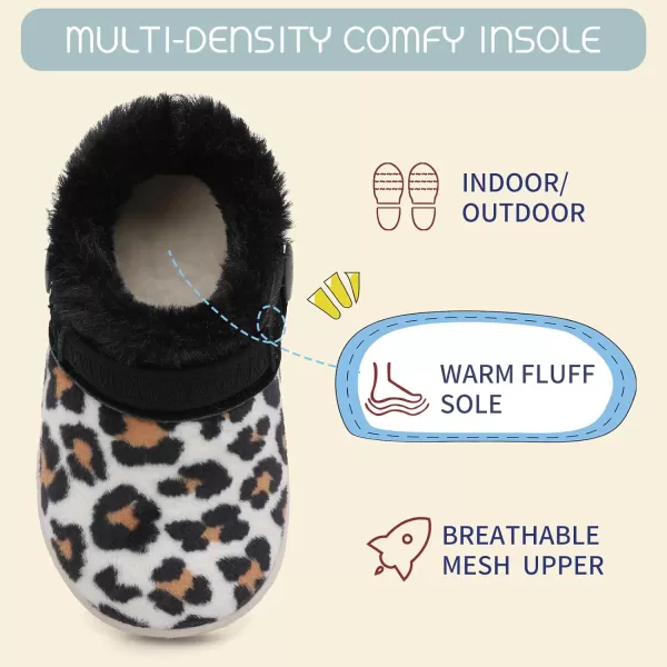 BARERUN Infant Toddler Slippers Kids Slippers Fuzzy Slides for Girls Boys Cozy Lightweight Slip-On House Newborn Crib Shoes