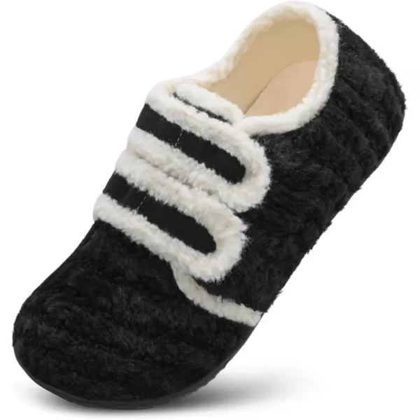 BARERUN Fuzzy Slippers for Women Men Soft Fleece House Shoes Unisex Comfy Furry Fluffy Home Slipper Socks Cozy Plush Slip-on Slides Non-slip Barefoot Winter Shoes for Indoor Outdoor