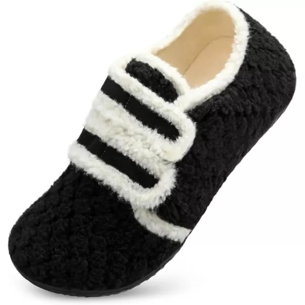 BARERUN Fuzzy Slippers for Women Men Soft Fleece House Shoes Unisex Comfy Furry Fluffy Home Slipper Socks Cozy Plush Slip-on Slides Non-slip Barefoot Winter Shoes for Indoor Outdoor